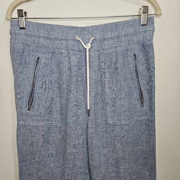 Athleta Cabo Linen Jogger Pants Size 4 - Picture 7 of 16